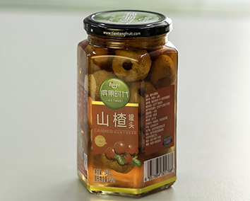 玻璃瓶装山楂